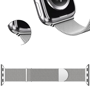 Correa de Reloj de Acero Inoxidable Ultrafina de Lujo de 18 mm para Apple S10 Mini, Nuevo Estilo, Bandas Transpirables - Product Image 2