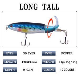 เหยื่อตก<span class=keywords><strong>ปลา</strong></span>ซิลิโคนแบบลอยน้ำ หางหมุนได้ สำหรับน้ำจืดและน้ำเค็ม ตัวเลือกอันดับต้นๆ สำหรับ<span class=keywords><strong>ปลา</strong></span>คาร์พ <span class=keywords><strong>ปลา</strong></span><span class=keywords><strong>กะพง</strong></span> ในแม่น้ำ - Product Image 4