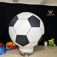 Ornement de football gonflable pour promotion de magasin de compétition sportive