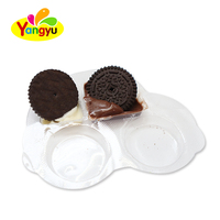 Boîte de présentation de biscuits sandwichs à la sauce chocolatée en forme de voiture, nouveauté, 30 pièces, vente en gros