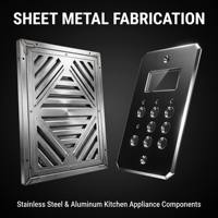 Échantillons de pièces pour hotte de cuisine CNC en acier inoxydable, déflecteur d'huile, panneau de commande en aluminium, et service de prototypage OEM de pièces plastiques moulées par injection
