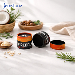 Boîte d'emballage cylindrique en carton kraft écologique sur mesure pour crème visage, pot en papier, emballage tube en papier pour poudre libre - Product Image 3