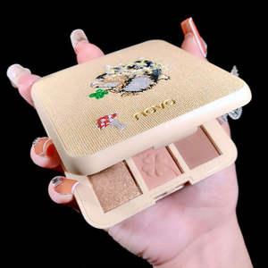 Paleta de sombras de ojos Jungle Dry portátil bordado Cool Earth Grey Super Popular Ins mismo estilo Internet - Product Image 3