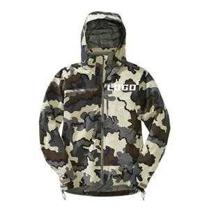 Custom Men leichte Jacke Wasserdichte atmungsaktive Tarnung Angeln Regen jacke Outdoor Camo Jagd jacke