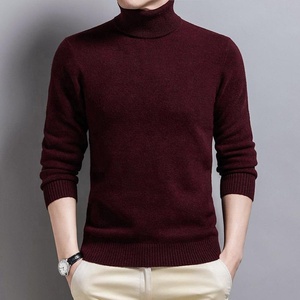 <strong>Men's</strong> 100%wool Basic Knitwear Long Sleeve <strong>Turtle</strong> <strong>Neck</strong> <strong>Jumpers</strong> for <strong>Men</strong> - Product Image 6