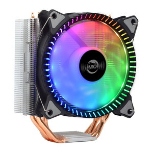 ฮีทไปป์ RGB สำหรับซีพียู ขนาด 120 มม. จำนวน 4 ชิ้น สำหรับ Intel LGA 115X/1366/2011/2066/<span class=keywords><strong>AMD</strong></span> <span class=keywords><strong>Ryzen</strong></span> <span class=keywords><strong>7</strong></span> 1700 <span class=keywords><strong>2700</strong></span> 2700X 3700X - Product Image 1