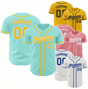 Jerseyカスタムスーツユースジャケット女性用チアア刺繍メンズステッチシャツ男性用ユニフォームレディース服野球服 - Product Image 1