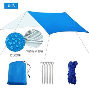 เต็นท์ผีเสื้อกลางแจ้ง สำหรับ 6-20 คน ผ้าอ๊อกซ์ฟอร์ดเคลือบเงิน กันน้ำ กันแดด พร้อมสมอบกและเชือก - Product Image 5