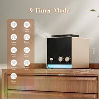 Diffuseur d'arômes électrique intelligent sans eau pour deux bouteilles d'huile, avec éclairage LED et désodorisant contrôlé par application
