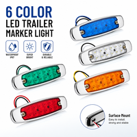 Nouvelles feux indicateurs latéraux LED ENSAITE DH-019 12V/24V pour les côtés des camions et des voitures afin d'éclairer les côtés de la benne du camion