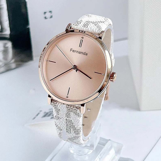 High Quality Fashion Women's Watch Jam Tangan Wanita MKOriginals Stainless Steel Leather Quartz Pointer 38mm 16mm Water