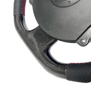 <span class=keywords><strong>Volant</strong></span> en Cuir Noir Fibre de Carbone avec Couleur Modifiable, Alcantara, et Possibilité d'Ajouter des LED, Entièrement Personnalisable <span class=keywords><strong>pour</strong></span> <span class=keywords><strong>Megane</strong></span> <span class=keywords><strong>2</strong></span> - Product Image 5