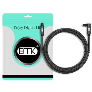 <span class=keywords><strong>Cable</strong></span> óptico Toslink de calidad de sonido HiFi, enchufe chapado en oro, <span class=keywords><strong>cable</strong></span> de <span class=keywords><strong>audio</strong></span> <span class=keywords><strong>digital</strong></span> óptico, cables Toslink trenzados de nailon de 90 grados - Product Image 6