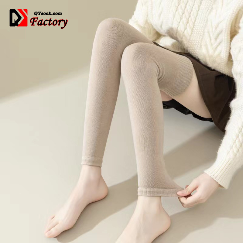 Women Knit Winter Leg Warmers Loose