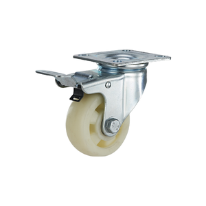 4/5/6 Zoll drehbares Lenkrad mit Bremse Elastic Rubber Cart Wheel Silent für überlegene Lenkung - Product Image 6