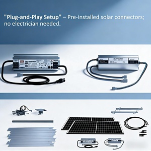 Ventilatore Solare <span class=keywords><strong>Gigante</strong></span> da 3 Metri con Pannello Solare, Ventilatore da Soffitto HVLS per Esterni con Telecomando, Ventilatore Industriale per Allevamenti Avicoli - Product Image 4