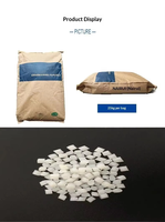 Granulés de POM à 30 % de carbonate de calcium, haute brillance, résistants aux hautes températures, sans fibres flottantes, pellets de copolymère acétal
