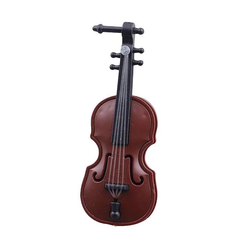 Artiste créatif mini instrument de musique accessoires violon enfants cadeau broche acrylique