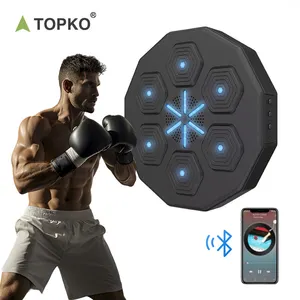 TOPKO 2024 Fitness Music Boxing Target for Adults Sports Stress Relief Lighted Smart Music Boxing for adults