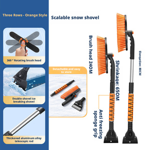 Pelle à neige multifonctionnelle pour voiture et outil de dégivrage, outil de balayage double extrémité pour l'hiver (vente en gros) - Product Image 1