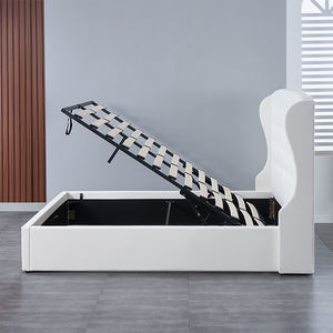 Lit rembourré moderne de luxe avec système de levage hydraulique pour la maison, l'hôtel et la chambre à coucher - Product Image 1