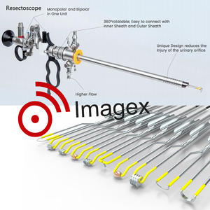 Ensemble de résectoscopes bipolaires vétérinaires TURP de type Storz 22fr 24fr 26fr avec élément de travail <span class=keywords><strong>Kuntz</strong></span> pour fibres laser - Product Image 4