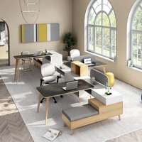 Mobilier de bureau moderne pour 2 3 4 personnes bureau pour pc bureaux et postes de travail