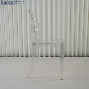 Vente en gros de chaises transparentes <span class=keywords><strong>Victoria</strong></span> Ghost de luxe PC pour événements, banquets, repas, chaises pour extérieur, location d'appartement - Product Image 4