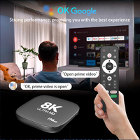 Topleo Boîtier TV Android pour Streaming et Maison Intelligente Wifi Ott I96 8k, Décodeur TV Numérique Amlogic ATV Certifié Smart Android TV Box