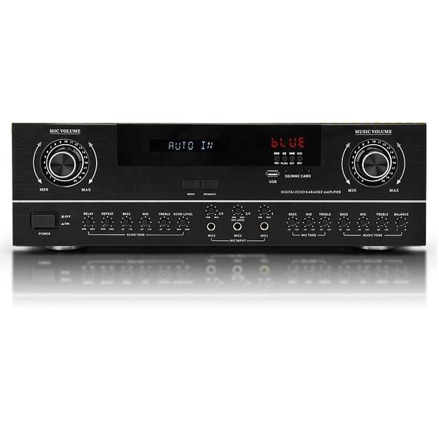 MK1300 Soundhuang MK Series HiFi High Power Integrated Amplifier 2x300W with Reverb and Anti-Feedback KTV Karaoke Amplifier