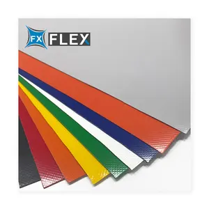 FLFX 750gsm Polyester branda rulo PVC kaplı kumaş malzemeler PVC branda kamyon kapağı