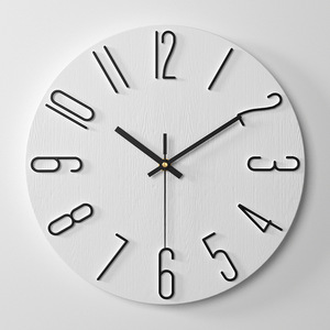 EMAF Horloge radiocommandée Horloge murale LED numérique silencieuse pour salon, chambre à coucher, bureau, grain de bois Décoration intérieure Fête des mères - Product Image 3