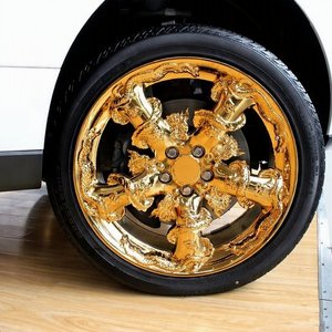 Ruedas de Aleación de Oro Forjadas Personalizadas Nuevas en Oferta para Automóviles de Pasajeros de 15-22 Pulgadas con Forma de Dragón - Product Image 4