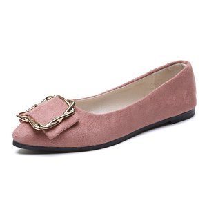 Donne piatto singoli pattini scarpe di Tela scarpe da <span class=keywords><strong>donna</strong></span> della bocca poco profonda mocassini ragazze - Product Image 4
