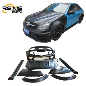 Kit de Carrocería Semi Fibra de Carbono Estilo Ancho Black Series para Mercedes Benz Clase <span class=keywords><strong>C</strong></span> W204 Coupé 2D C63 AMG 2011-2014 Condición Nueva - Product Image 1