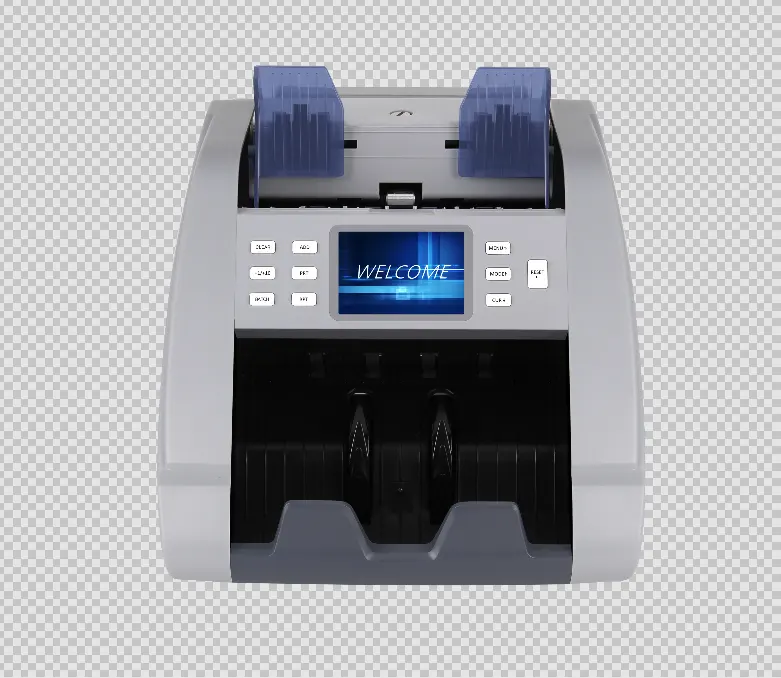 ST-1420 एक जेब बहु-मुद्रा काउंटर मिश्रित पैसे मूल्य काउंटर सीआईएस यूवी एमजी आईआर पैसे के साथ नोट काउंटर गिनती मशीन
