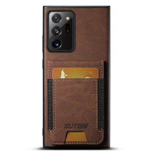 Étui de téléphone en cuir pour <span class=keywords><strong>Samsung</strong></span> Galaxy <span class=keywords><strong>Note</strong></span> <span class=keywords><strong>20</strong></span> <span class=keywords><strong>Ultra</strong></span>, étui portefeuille à rabat, housse de protection antichoc avec fentes pour cartes de crédit - Product Image 6
