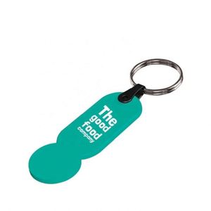 Promotional Logo Printed Custom Cheap <b>Plastic</b> <b>Trolley</b> Coin - Product Image 5