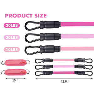 Bandas de Resistencia <span class=keywords><strong>para</strong></span> Tobillos con Logotipo Personalizado, con Puños de Nailon, Protectoras <span class=keywords><strong>para</strong></span> Ejercicios de Cadera, Piernas y Glúteos, <span class=keywords><strong>para</strong></span> Ejercicios de Kickbacks - Product Image 2