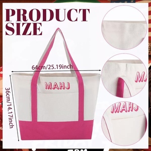 Bolsa <span class=keywords><strong>de</strong></span> Lona Grande <span class=keywords><strong>de</strong></span> Lujo para Mahjong Americano con Compartimentos y Bolsa para Accesorios, <span class=keywords><strong>Mesa</strong></span> <span class=keywords><strong>de</strong></span> Almacenamiento Portátil para Noches <span class=keywords><strong>de</strong></span> <span class=keywords><strong>Juego</strong></span> y Viajes - Product Image 6