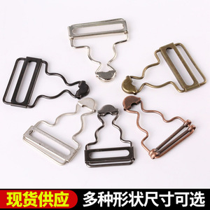 The Second Button Gourd Shape Alloy Buckle Plated Classic Style For Garment Accessories - Product Image 3