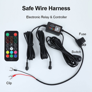 RGBIC Car Underglow Light <span class=keywords><strong>Kit</strong></span> IP68 Waterproof Exterior <span class=keywords><strong>Neon</strong></span> LED Car Lights Dynamic Modes Underbody Lights for Cars Trucks - Product Image 4