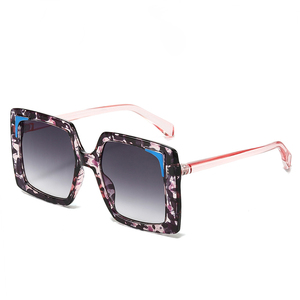 Gafas de Sol Personalizables con Protección UV400, Montura Cuadrada Grande de PC, Estilo Vintage Negro, Unisex, Modernas, de Alta Calidad, con Logotipo Personalizado - Product Image 1