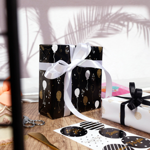 Custom 80g <b>Luxury</b> Wedding Birthday <b>Christmas</b> Gift Packaging <b>Paper</b> 43*300 cm Classic Balloon Dot <b>Wrapping</b> <b>Paper</b> - Product Image 3