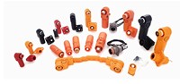 Connecteur de stockage de batterie en cuivre HVIL IP67 automobile, prise rectangulaire 13 mm 60A-500A 120 mm² orange