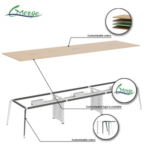 Mesa <span class=keywords><strong>de</strong></span> Reuniones <span class=keywords><strong>de</strong></span> Estilo Moderno <span class=keywords><strong>para</strong></span> Espacio Colaborativo, <span class=keywords><strong>para</strong></span> 6, 8 o 10 Personas, Diseño Industrial, Estructura <span class=keywords><strong>de</strong></span> Metal y Hierro <span class=keywords><strong>para</strong></span> <span class=keywords><strong>Oficina</strong></span> - Product Image 6