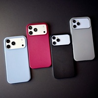Coque antichoc magnétique mate en silicone liquide TPU souple avec motif de pneu pour iPhone 17 Pro Max 18 Pro 16