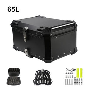 Baúl Trasero para Motocicleta Personalizado, Caja de Equipaje de 65L, <span class=keywords><strong>Maleta</strong></span> de Viaje para Motocicleta, Compatible con Todas las Motocicletas - Product Image 1