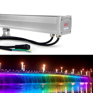 ไฟวอลวอชเชอร์ DMX512 สำหรับภายนอกอาคาร กันน้ำระดับ IP66 รองรับ DMX512 และ RDM รุ่น D5-W72 72W RGB+CCT ไฟ LED วอลวอชเชอร์ สำหรับตกแต่งอาคาร - Product Image 1