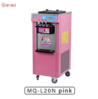 Compresseur italien Machine commerciale électrique automatique 220V Nouveau petit fabricant de rouleaux de crème glacée molle aux fruits congelés utilisant du lait